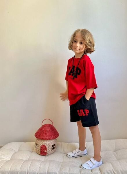 Punch İşlemeli Erkek Çocuk Alt Üst Takım