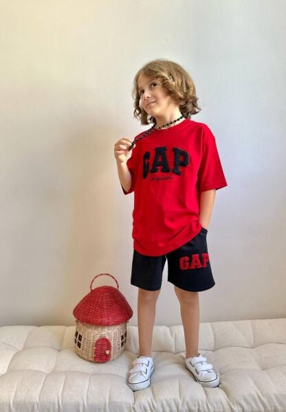 Punch İşlemeli Erkek Çocuk Alt Üst Takım